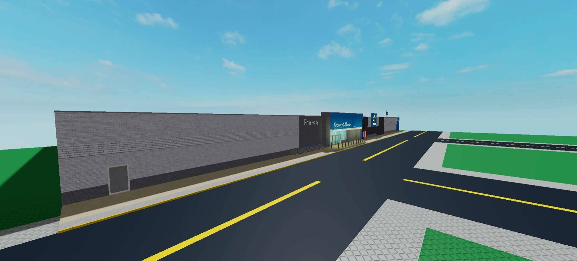 Walmart Supercenter Exterior V1 ClearlyDev Roblox Marketplace Gallery 437 